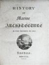 CHARNOCK, JOHN. An History of Marine Architecture.  3 vols.  1800-02